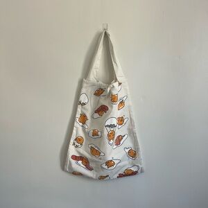 Sanrio Gudetama Yellow & Gold Tote Bag